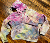Custom ice dye hoody size L